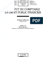 Le Statut Du Comptable en Droit Public Financier: L.G.D.J