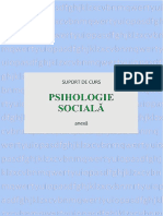 Anexa Curs Psihologie Sociala PDF