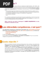 référentiel compétences