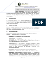 Informe Análisis Contrato de Creación y Uso de Licencia de Software