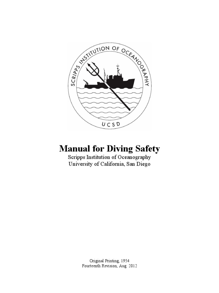 Diving Safety Manual Overview | PDF | Scuba Diving | Underwater Diving