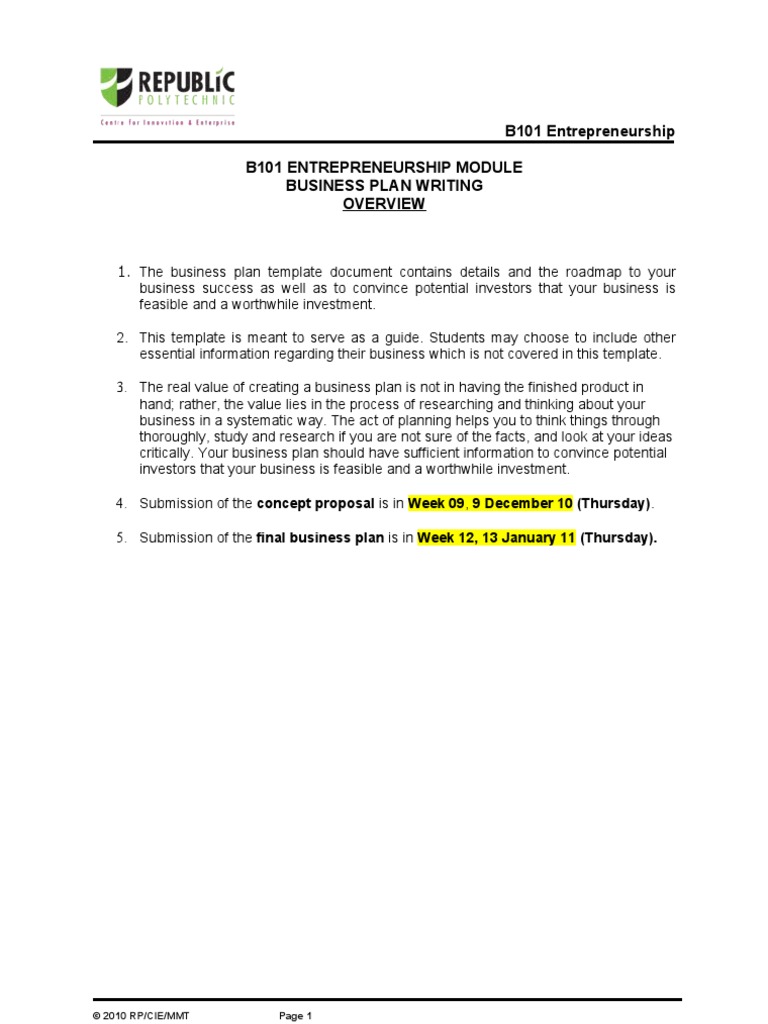 Sample business plan for high school students philippines picture