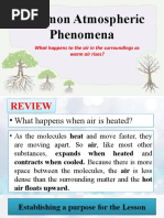 Common Atmospheric Phenomena