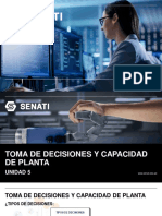 Toma de Decisiones y Capacidad de Planta