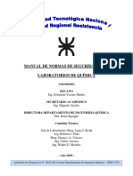 MANUAL DE SEGURIDAD PARA LABORATORIOS DE QUIMICA (Para Concurso Propiedad Intelectual)