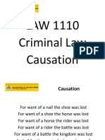 Law Causation Notes