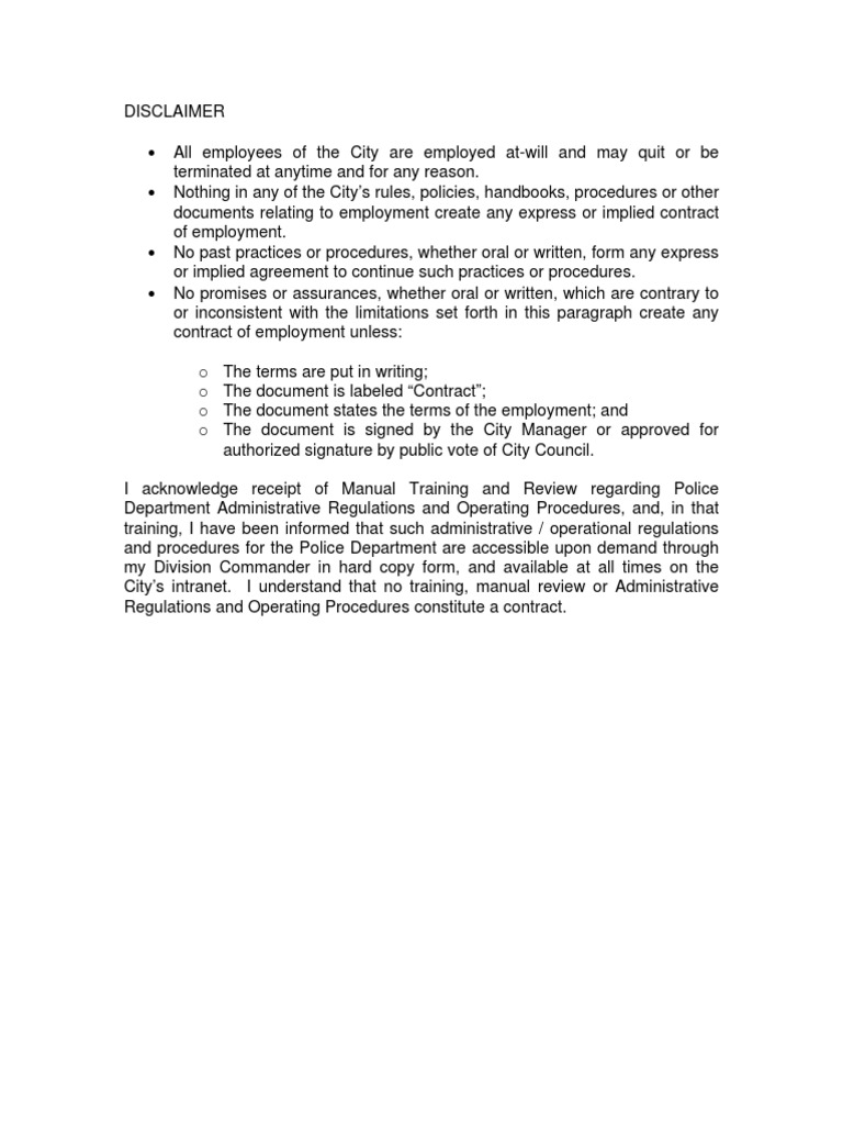 Policies and Procedures Manual PDF Corporal Lieutenant
