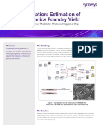 Rsoft Application: Estimation of Silicon Photonics Foundry Yield