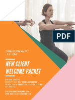 Personal Training New Client Welcome Packet