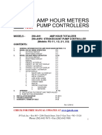 Models - 290-Ah1 Amp Hour Totalizer 290-Ahp2 Strokecount Pump Controller (Models: P2-1/1, 1/2, 2/1, 2/2) Contents