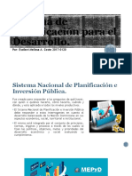 Sistema de Planificacion para El Desarrollo