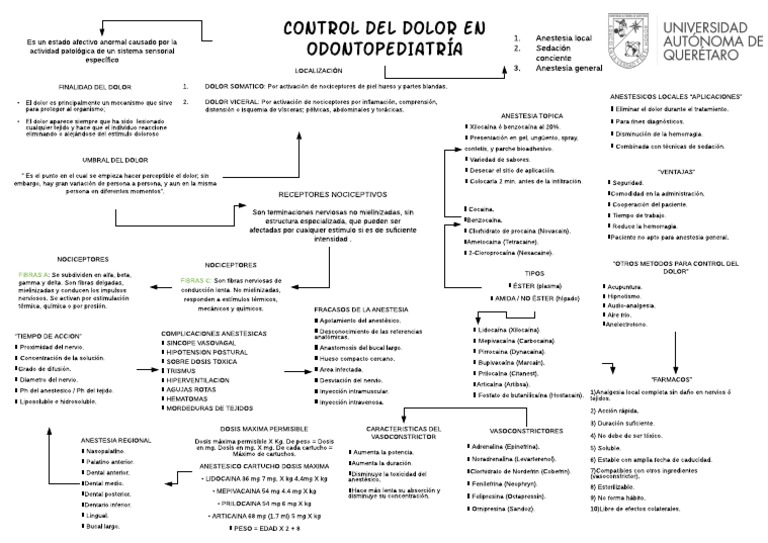 Control Del Dolor Mapa | Descargar gratis PDF | Dolor | Drogas