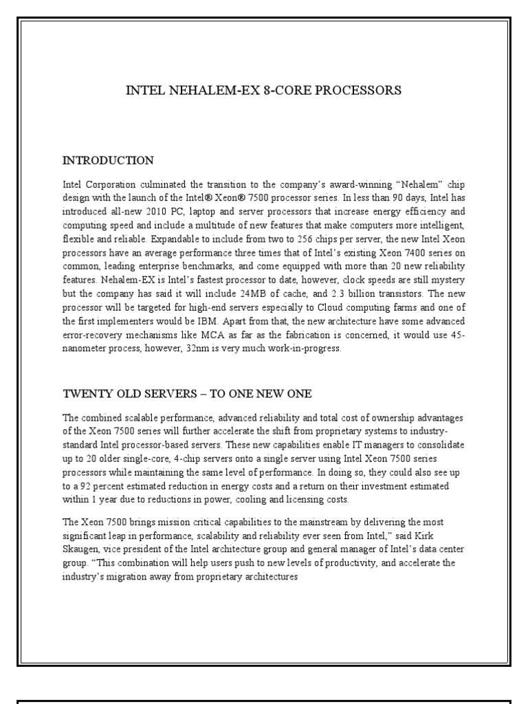Processor PDF Intel Computer Data Storage
