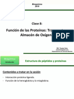 Clase 8 - FunciÃ³n de las ProteÃ_nas- Transporte y AlmacÃ©n TS 2019-2 BQ