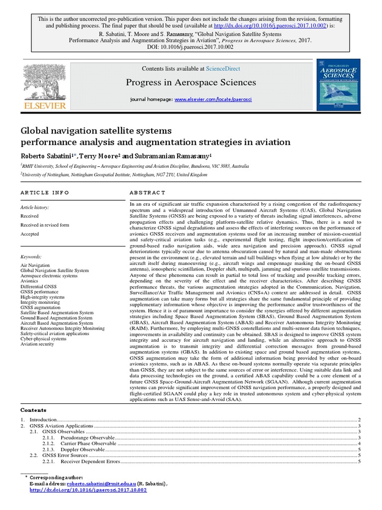 Global Navigation Satellite Systems Perf | PDF | Global Positioning ...