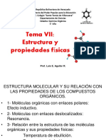 Tema VII Estructura y Propiedades Físicas PDF