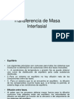 Transferencia de Masa Interfasial