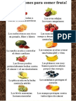 Razones para comer fruta