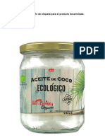 Selección Del Diseño de Etiqueta para El Producto Desarrollado