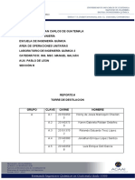 Reporte Destilacion Lopu 2