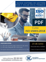 Brochure Iso 45001 Junio 2018 PDF