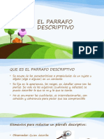 El Parrafo Descriptivo-Diapositivas
