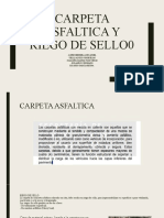 Carpeta Asfaltica y Riego de Sello0