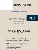 Advanced PVT Course: Curtis Hays Whitson
