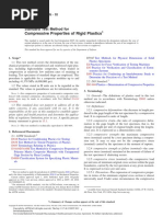 Compressive Properties of Rigid Plastics: Standard Test Method For