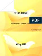 HR in Retail: Contribution: Prakash Panda