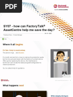 Sy07 - How Can Factorytalk Assetcentre Help Me Save The Day?