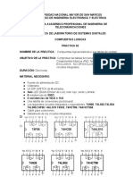 Compuertas lógicas básicas y sus tablas de verdad