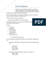 Discriminación Auditiva PDF