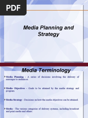 Media Plan
