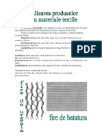 Realizarea Produselor Din Materiale Textile