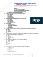 Evaluación de Informática para Ingeniería Química Grupo 1