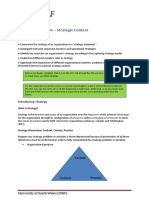 Topic 1 - Overview - Strategic Context