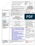 English Lesson Plan Based On Cot - RPMS