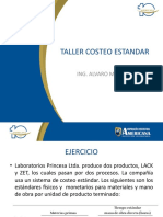 Costeo estándar taller