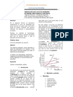 Informe de Laboratorio Determinacion de Curva de Solubilidad