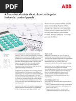 4 Steps To Calculate Short Circuit Ratings in Industrial Control Panels