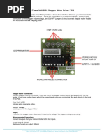 4 Phase ULN2003 Stepper Motor Driver PCB: A B C D V+