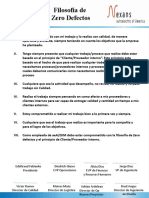 Filosofia Zero Defectos Entrenamiento para Trabajadores1111