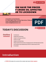 How Have The Prices of Crude Oil Affected Due To Lockdown?