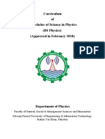 All Semester Physics Course Contents