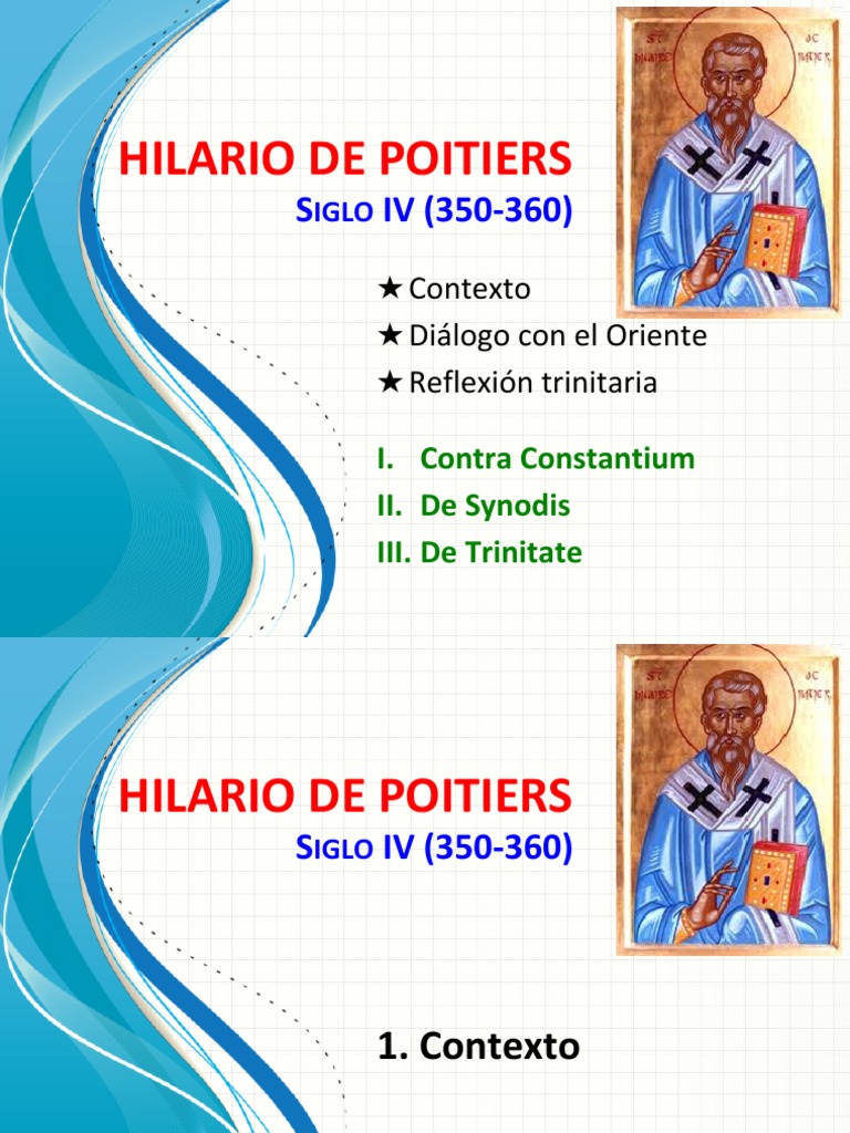 Hilario de Poitiers y la Trinitaria | PDF | arrianismo | Religiones ...