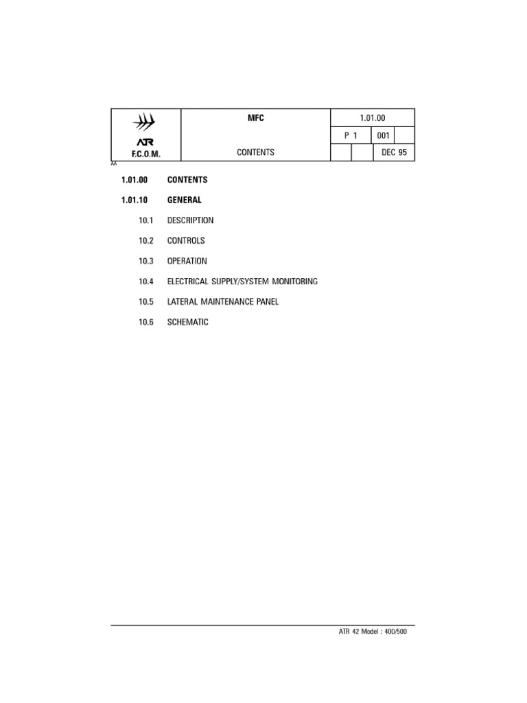 Atr MFC | PDF