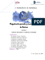 Operación Mantenimiento y Reparacionde Maquinaria Equipo 4 1 PDF