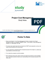 Project Cost Management: Study Notes