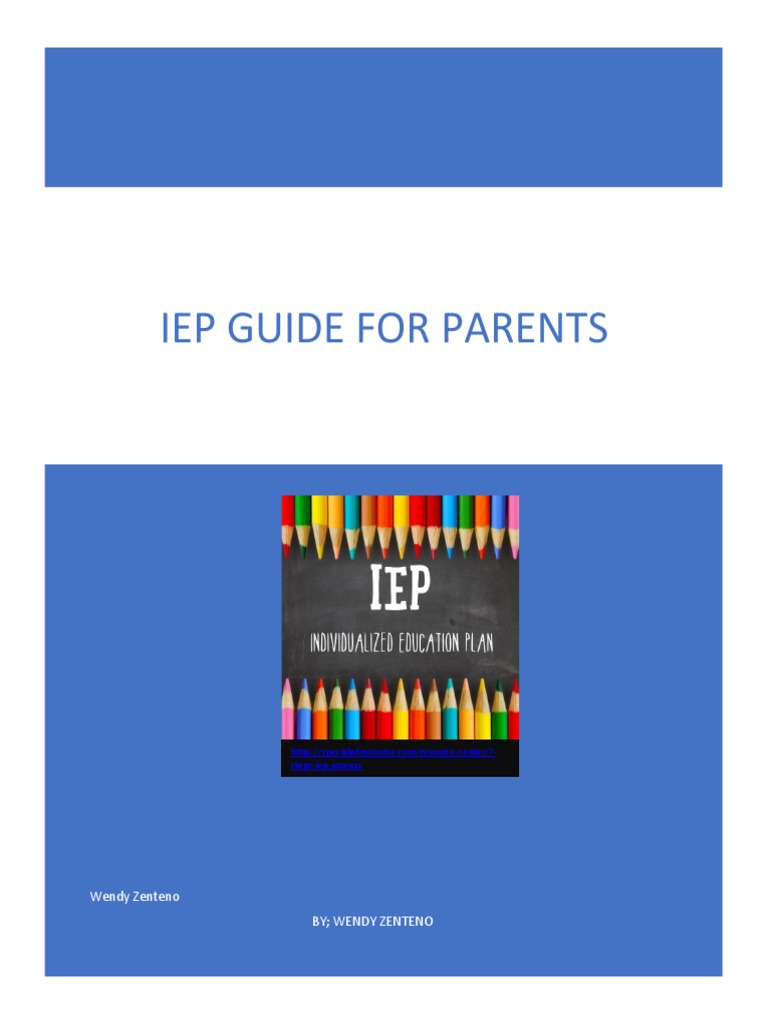Iep Assignment Final-Wendy | PDF | Individualized Education Program ...